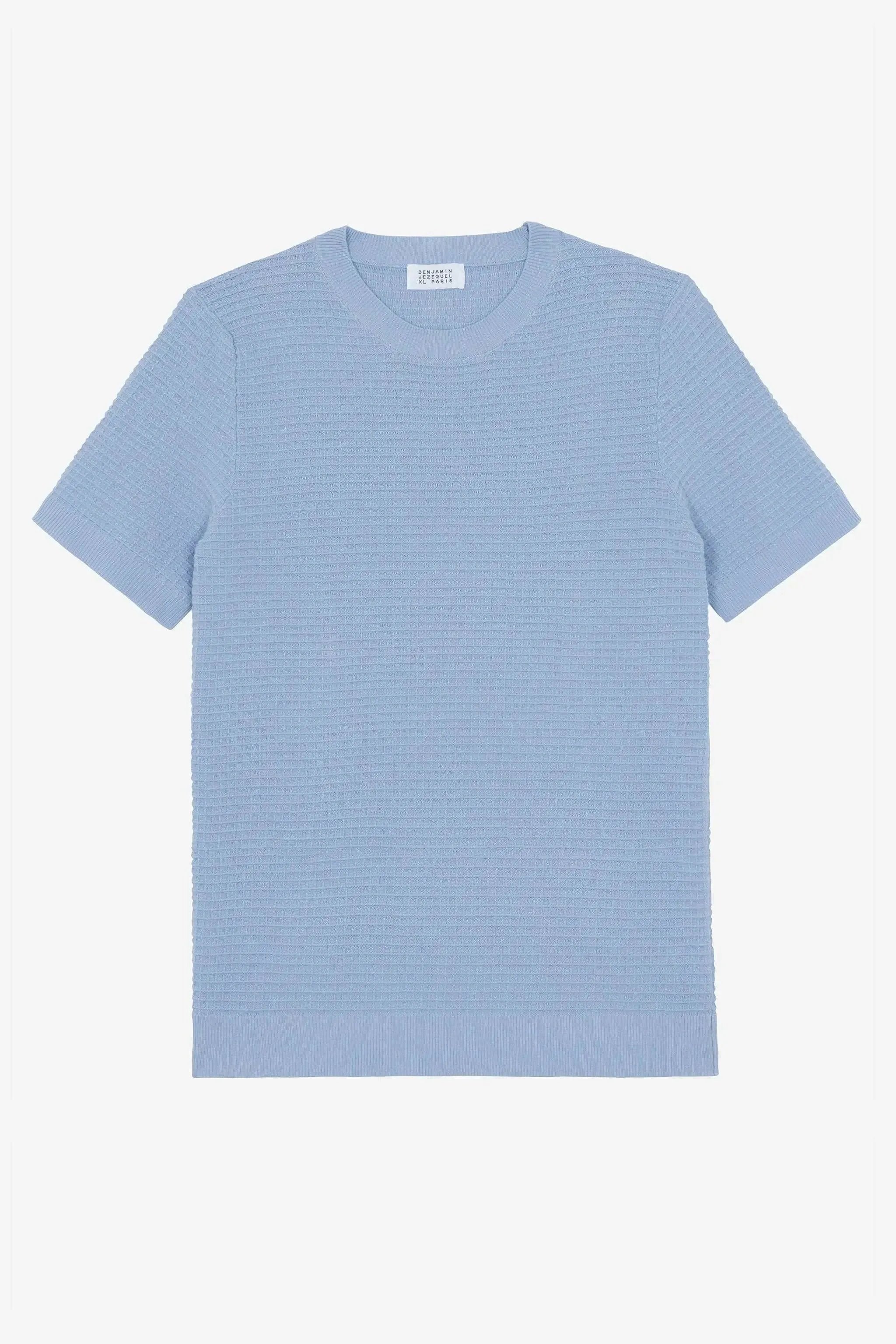 T-shirt Relief Bleu
