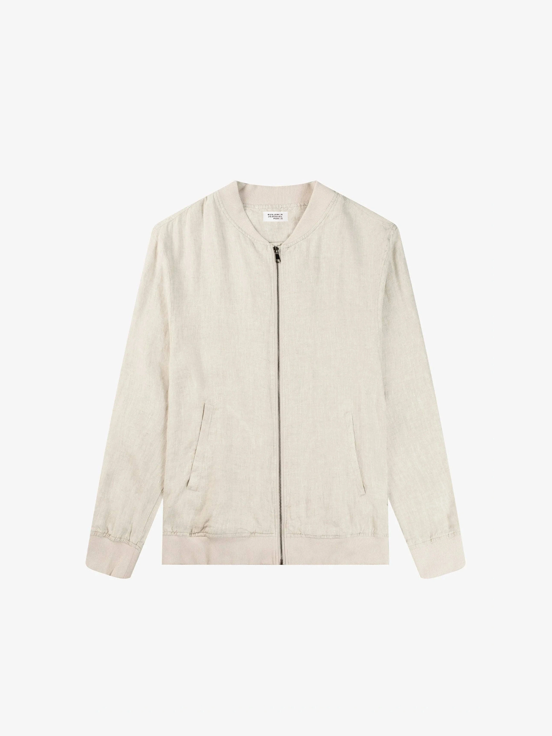Bomber Ivory Linen