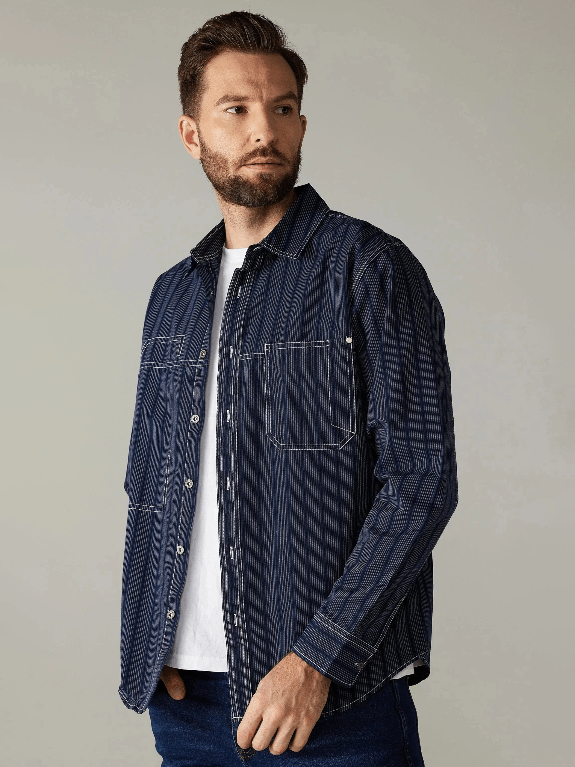 Midnight Indigo Overshirt