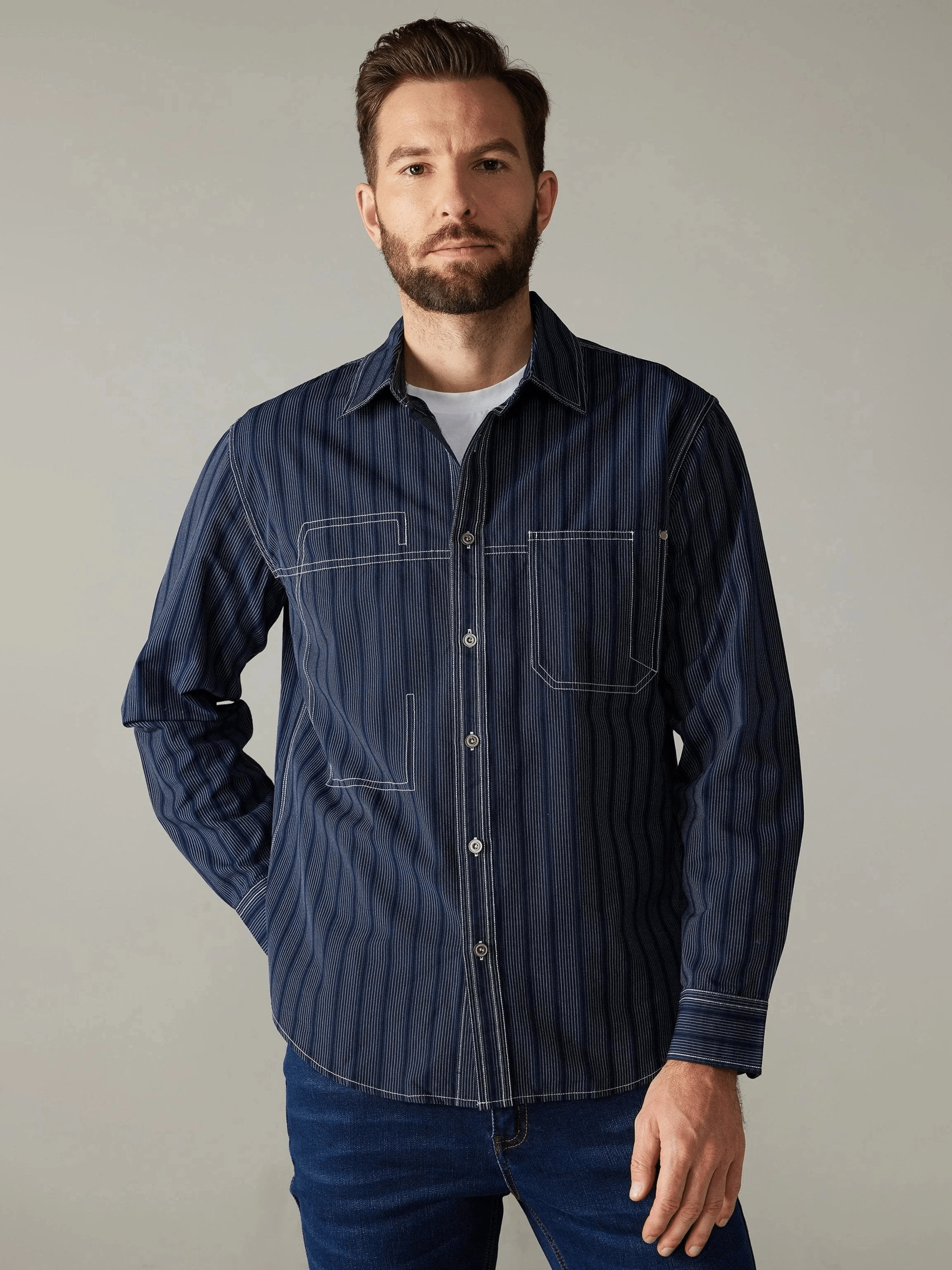 Midnight Indigo Overshirt