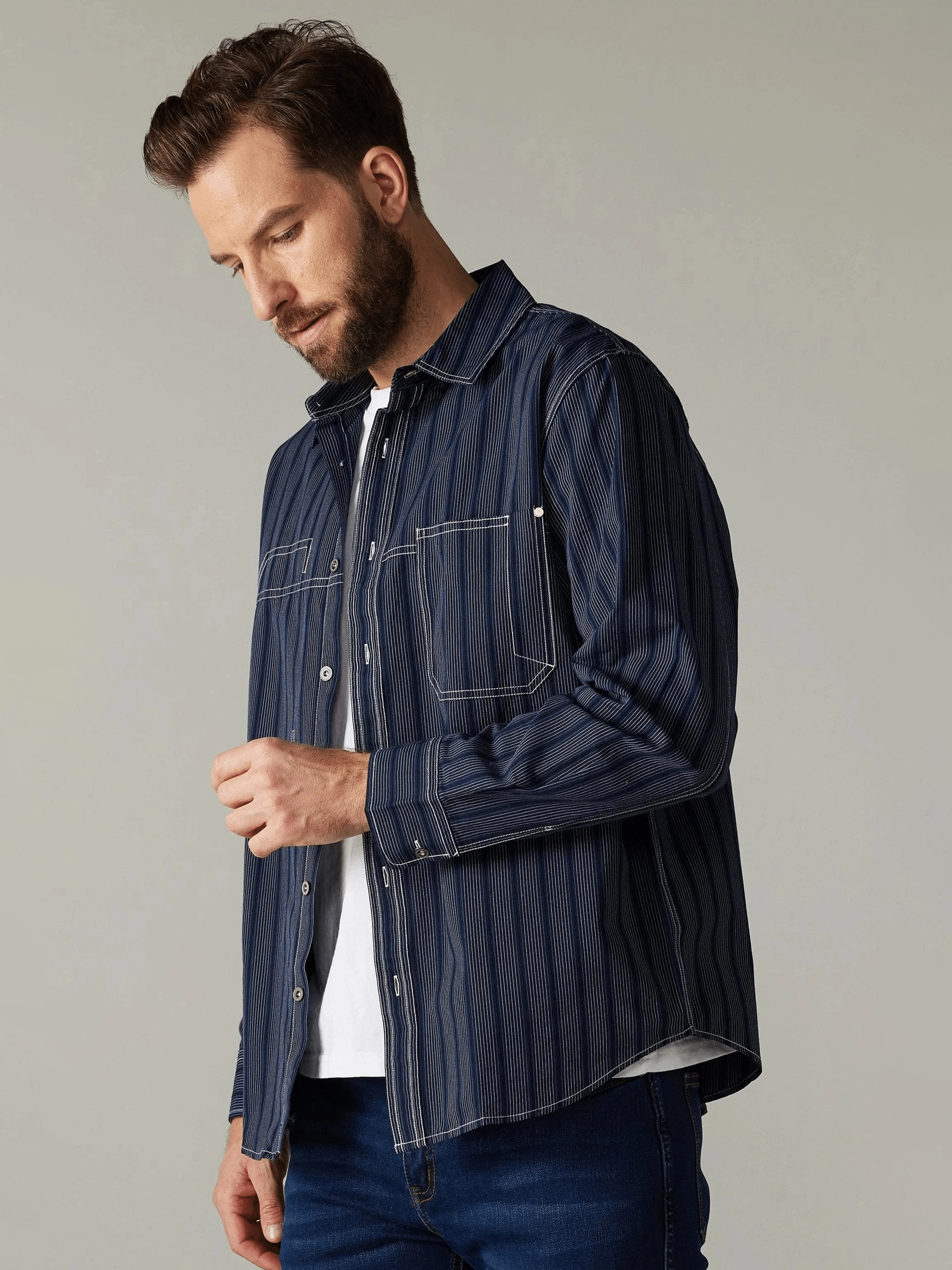 Midnight Indigo Overshirt