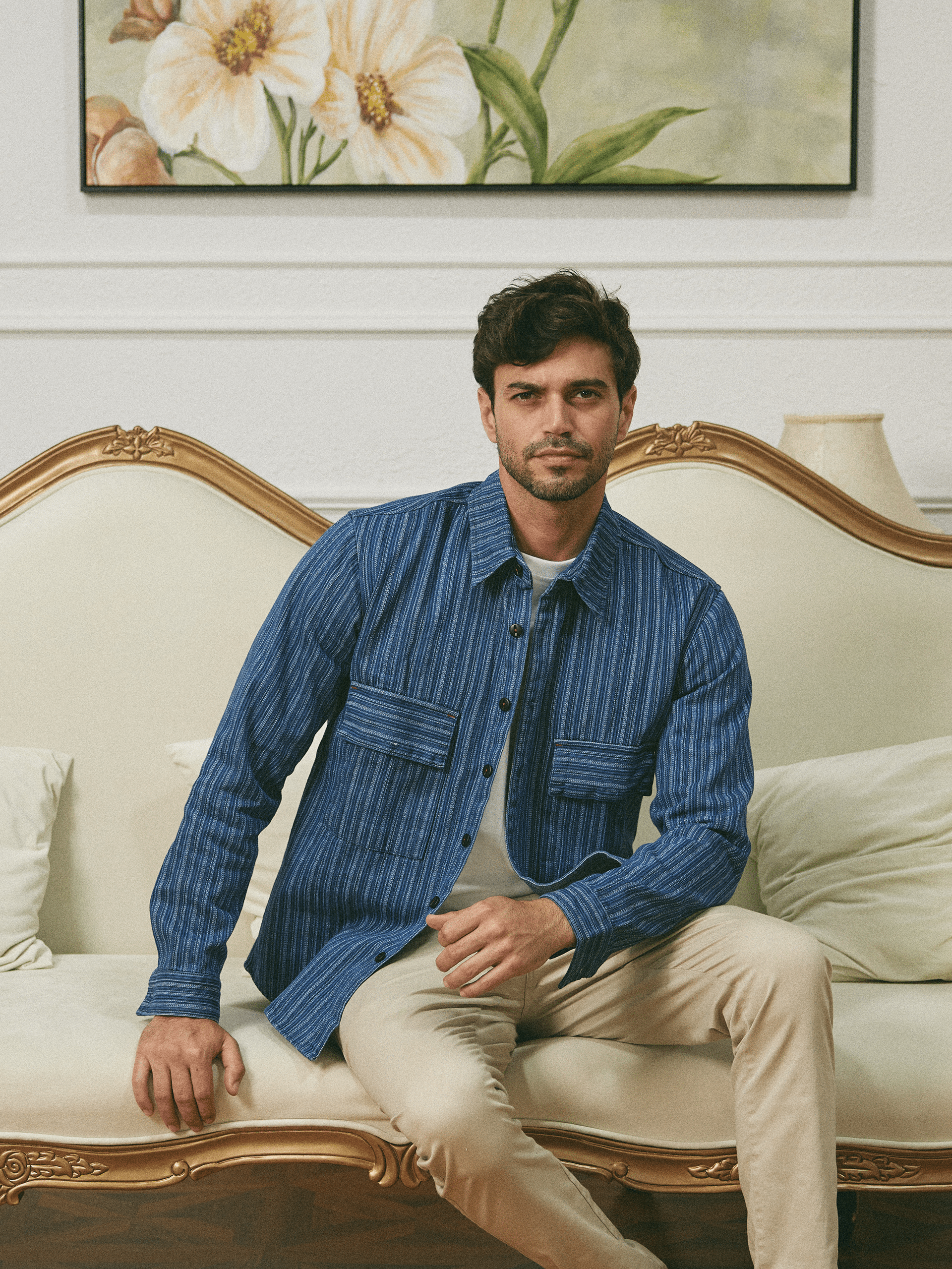 Blue Filigree Jacket