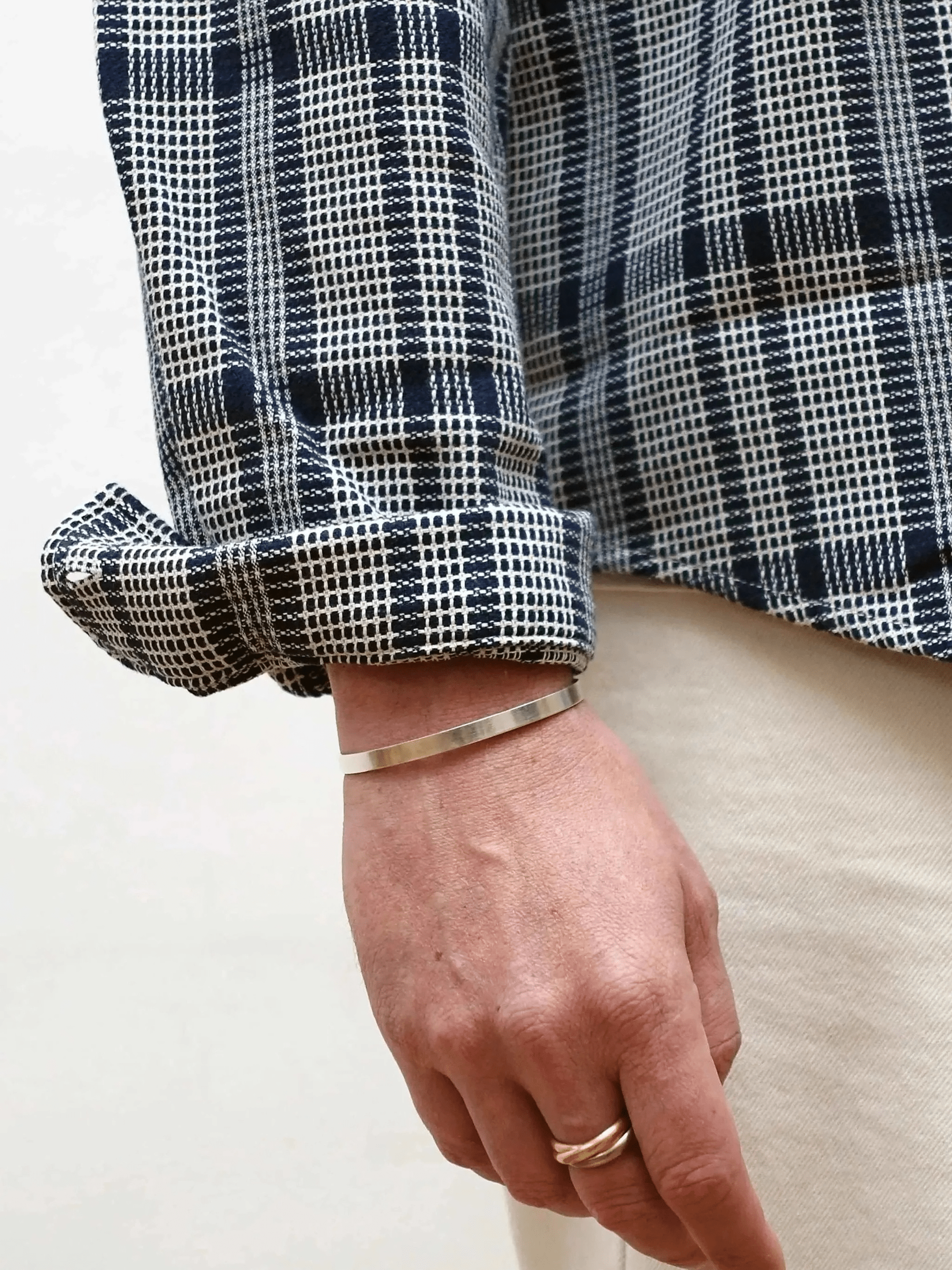 Blue Quadrille Overshirt