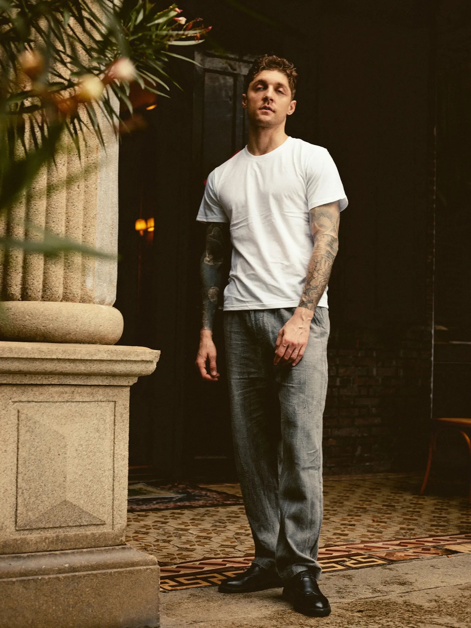 Pantalon Ardoise Gris