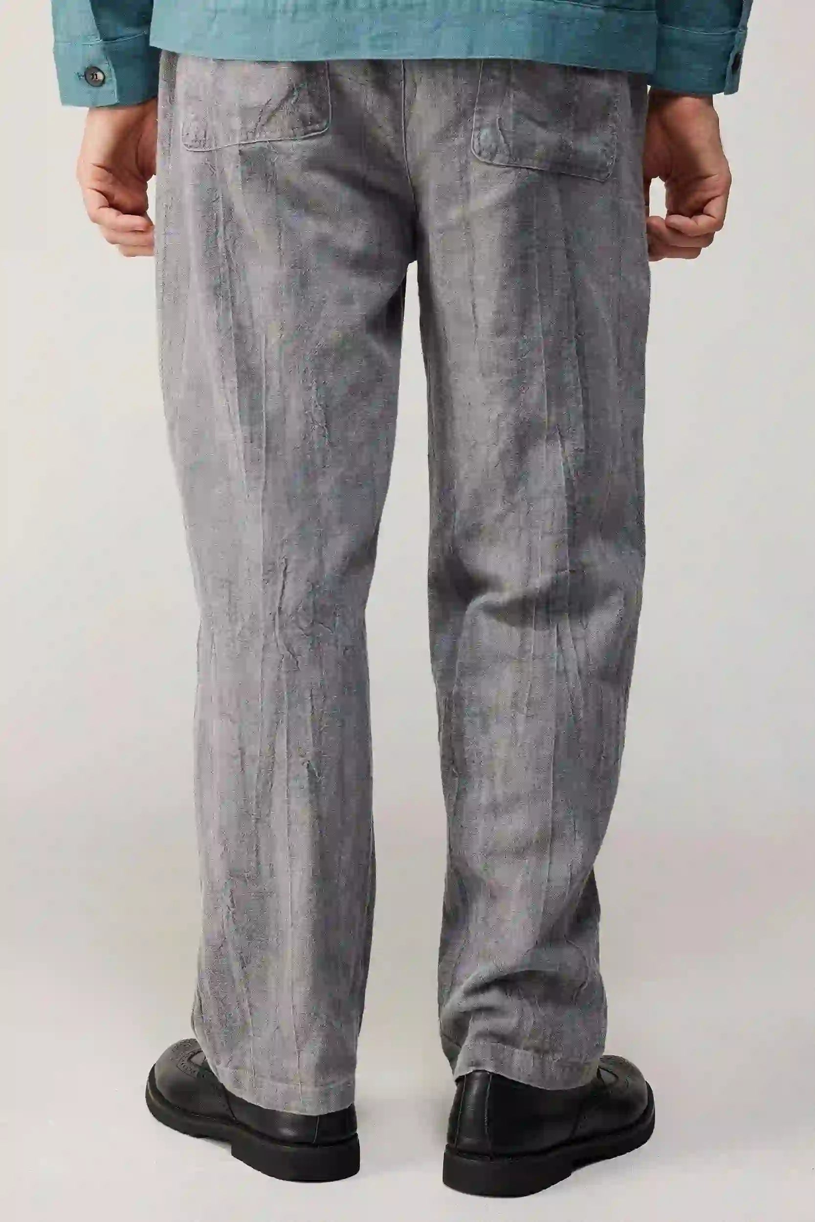 Pantalon Ardoise Gris Benjamin Jezequel