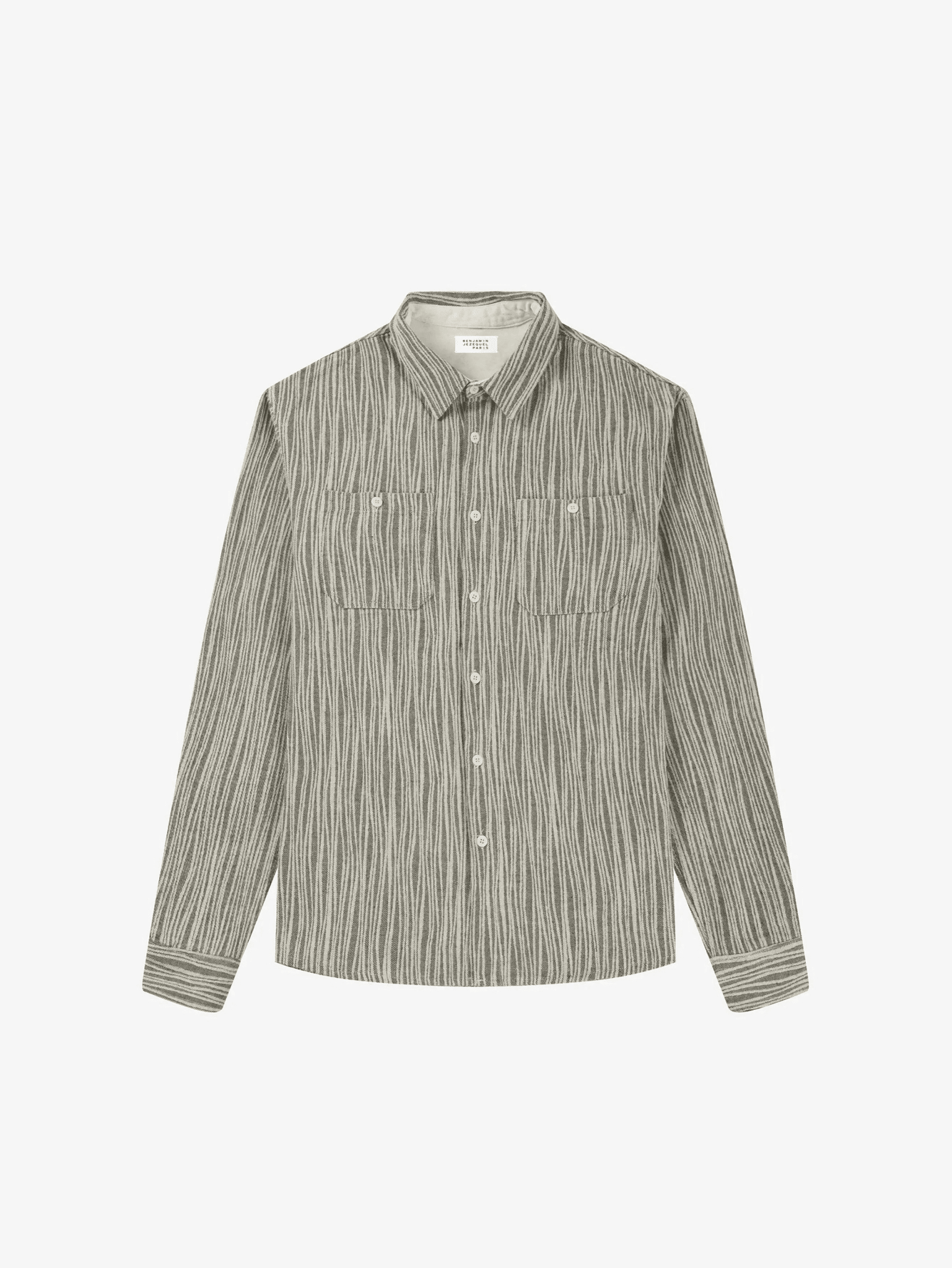 Surchemise à rayures grises - Benjamin Jezequel