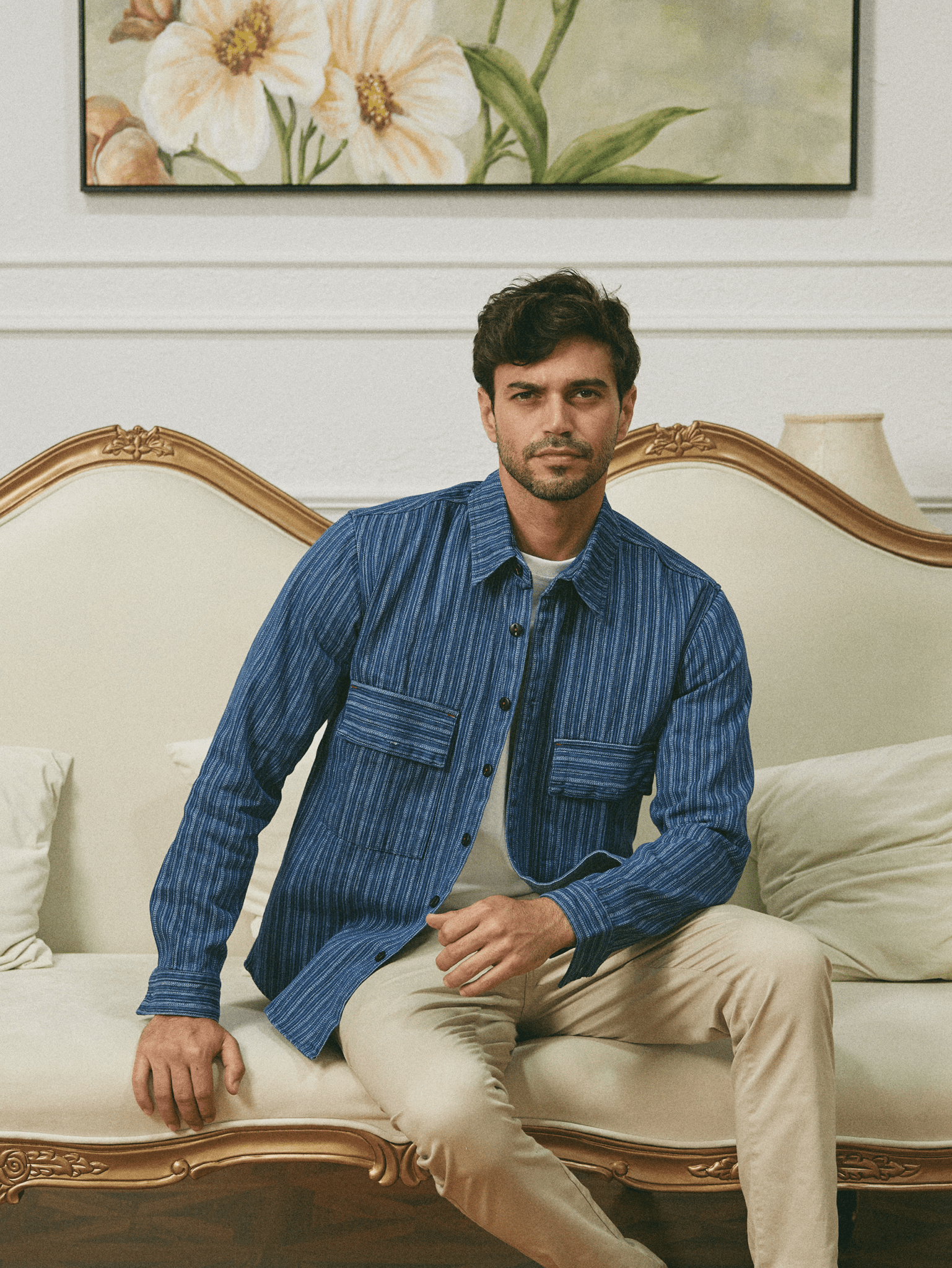 Veste Filigrane Bleue - Benjamin Jezequel